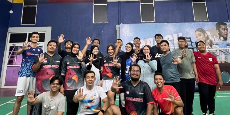 Tokoh Muda DKI Jakarta Selenggarakan Fun Badminton Antar Organisasi Kepemudaan*