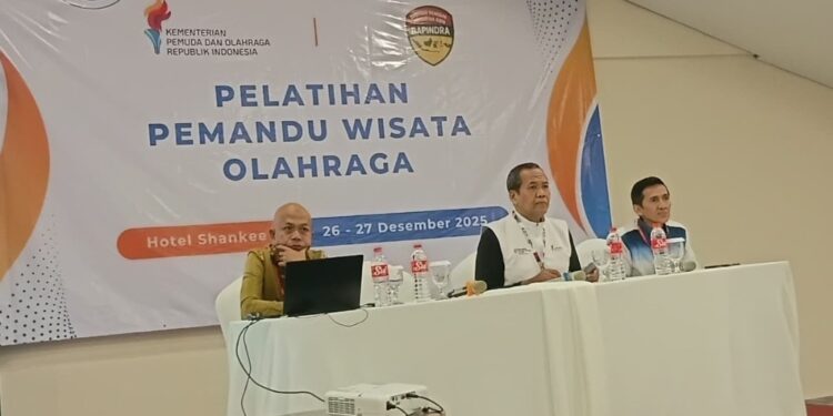 BAPINDRA-Kemenpora Gelar Pelatihan Pemandu Wisata OlahRaga di Kuningan Jakarta Untuk Mencetak Pemandu Wisata Olahraga Yang Profesional