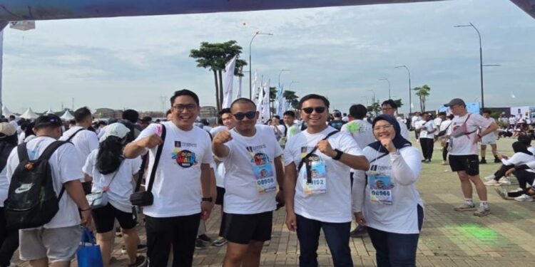 Insan BRILiaN BRI Kebon Jeruk Meriahkan Color Walk 2025 Anniversary Paramount Enterprise