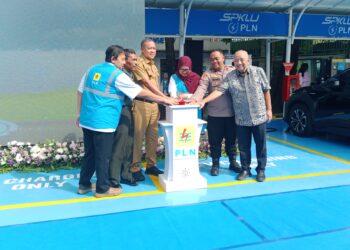 Peresmian SPKLU Center PLN UP3 Bekasi
