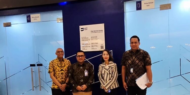 BRI Cabang Sudirman 1 Jalin Kerja Sama dengan PT Visa Service Center
