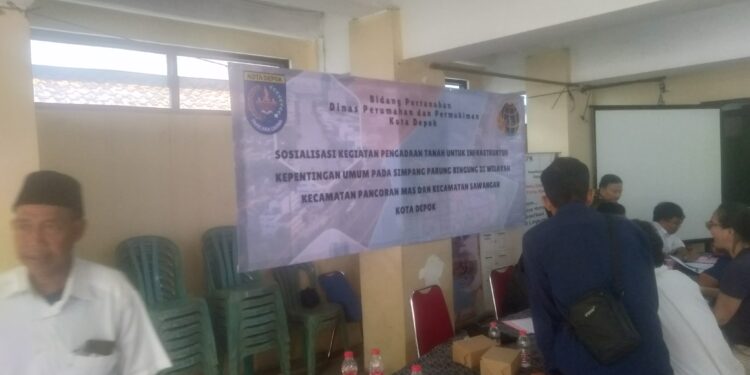 Disrumkim Lakukan Sosialisasi Kepada Warga yang Terdampak Pelebaran Jalan Raya Parung Bingung