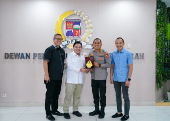 Pimpinan DPRD Kota Bogor Terima Kunjungan Silaturahmi Kapolresta Bogor Kota dalam Rangka Izin Pamit