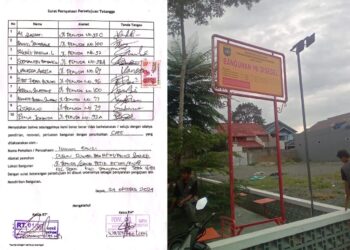 Warga Komplain Pemalsuan Tanda Tangan Dalam Perizinan IPR Koat Coffee