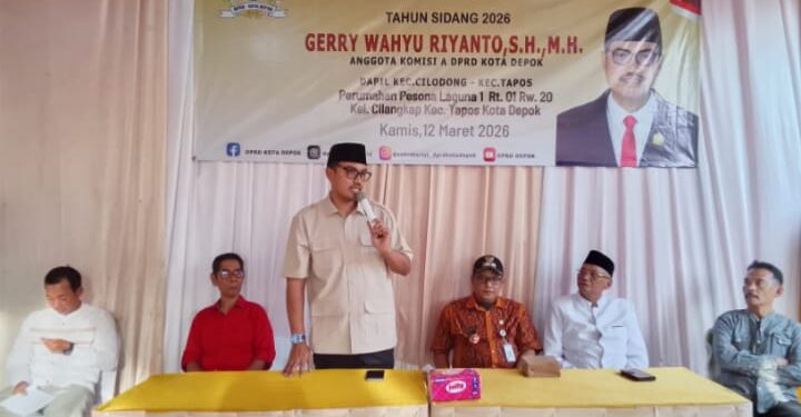 Anggota DPRD Kota Depok, Gerry Wahyu Riyanto Gelar Sosialisasi