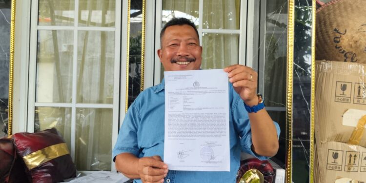 Kasno Laporkan Dugaan Tindak Pidana Atet Handiatna Juliandri Sihombing ke Polres Metro Depok