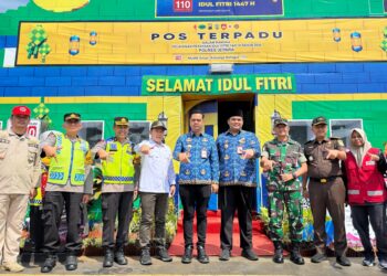 BERSAMA FORKOPIMDA KETUA DPRD JEPARA PANTAU PASAR DAN POS PENGAMANAN JELANG LEBARAN 2026
