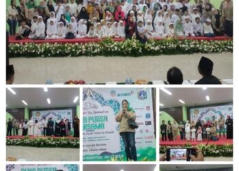 AJB Gelar Buka Puasa Bersama serta Santunan 500 anak yatim dan Dhuafa di Mesjid Babussalam Jakarta Utara