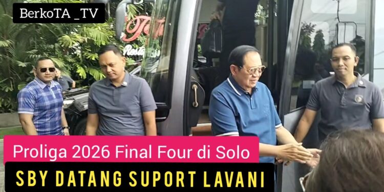 SBY Datang Ke Solo Suport Lavani di Proliga 2026 Final Four 