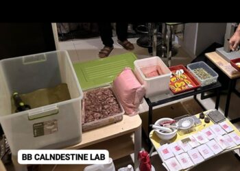 POLDA METRO JAYA BERHASIL MENGUNGKAP CLANDESTINE LAB NARKOTIKA JENIS EKSTASI DAN HAPPY WATER*