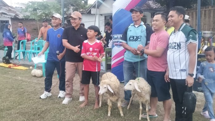 Liga Tarkam di Sragen, Door prize Kambing, Disponsori Legislator Golkar